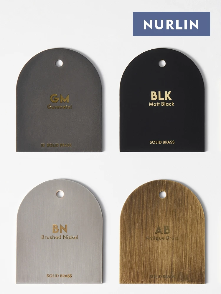Nurlin Brass Cabinet Handle Door Handle Brass Hardware Sample Swatches Chip Discs Color Card Matte Antique Bronze Gunmetal