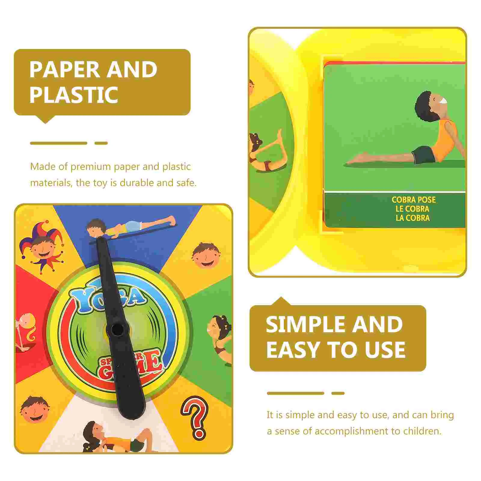 Yoga Poses Cards Games For Kids Flexibility and Balance Fitness Teaching Toys Family Parent-child Interaction Sport Girls Toys