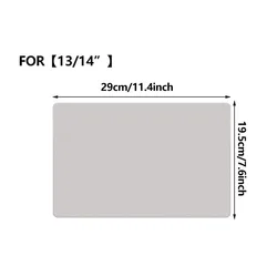 Ultra - Soft Microfiber Cleaning Cloths and Keyboard Protector (13 - 14 inch)