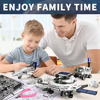 12 in 1 Science Experiment Solar Robot Toy DIY Building Powered Learning Tool Education Robots Technological Gadgets Kit for Kid 2