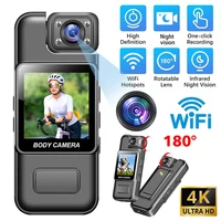 Ultra HD 4K WiFi Mini Camera Portable Digital Video Recorder Police BodyCam Infrared Night Vision Sports DV Riding Camcorder - Image 5