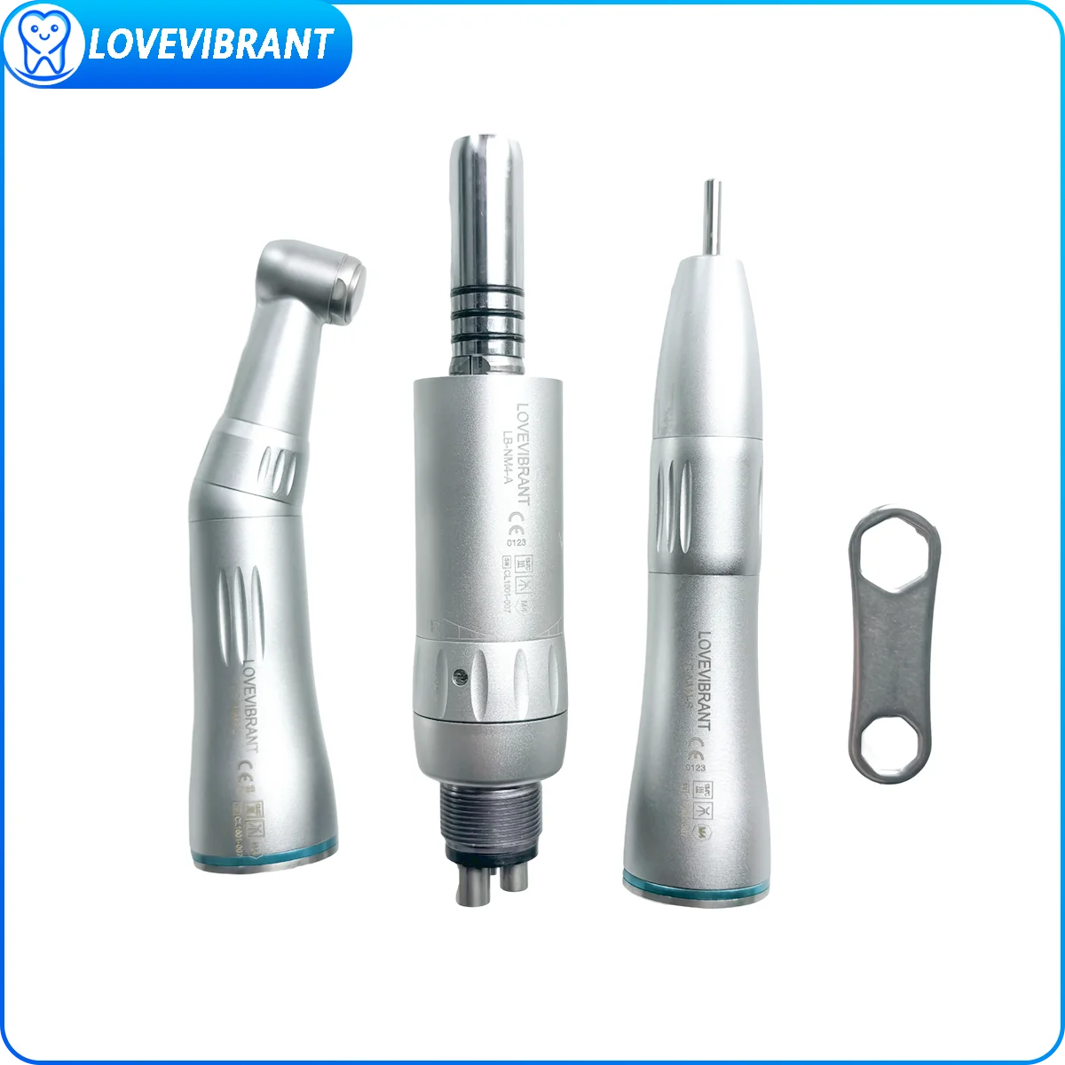 

Dental Low Speed Handpiece Kit Inner Channel Water 1:1 E Type Air Turbine Dentistry Materials Dentist High QuEality Equipment