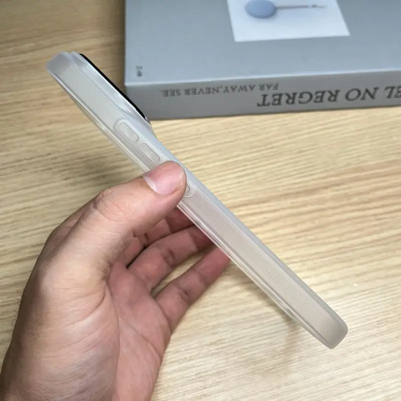 Magnetic Ultra-thin Transparent TPU Soft Silicone Case with Lens Protection