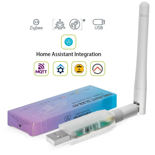 SMLIGHT SLZB-07/07p7/MG24/07p10 Zigbee 3.0 Smallest Thread/Matter USB Adapter Works With Zigbee2MQTT, Home Assistant, ZHA