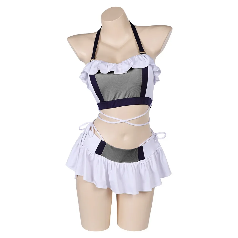

Tifa white swimsuit cosplay costume women's game cos