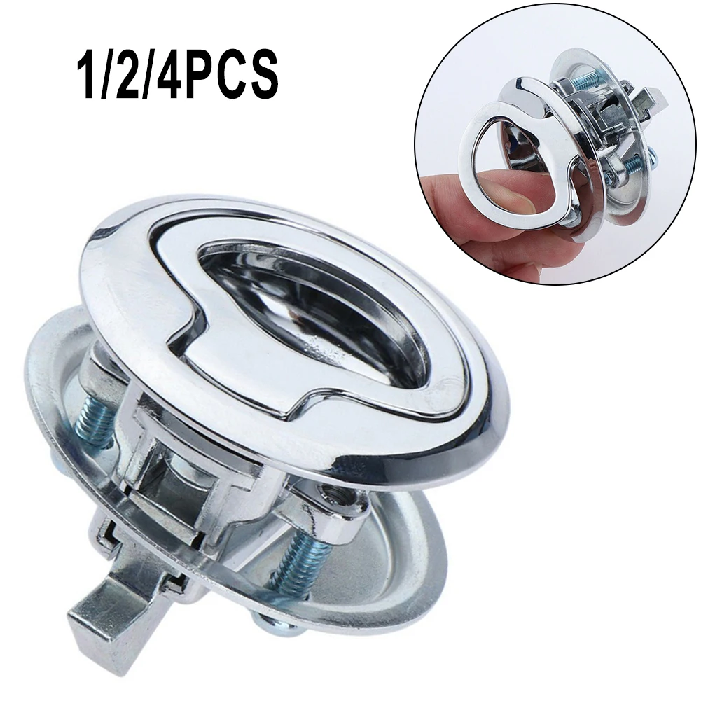 Marine Hatch Locking Locker Boat Embedded Flush Pull Hatch Slam Latch Stainless Steel Latch Latch 2Pcs 316 Stainless Steel 45 Mm