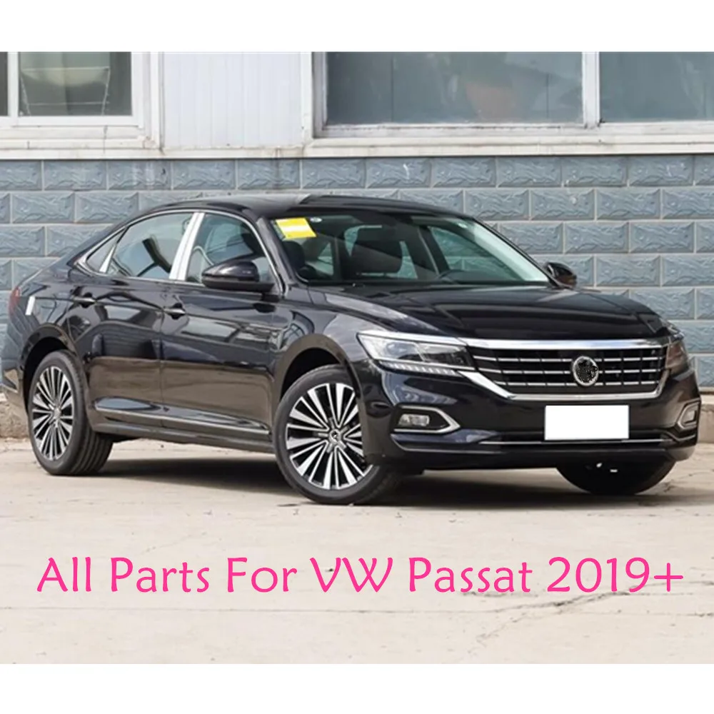 스테인레스 스틸 부조종사 장갑 상자 핸들 트림, 폭스바겐 파사트 2019 2020 2021 2022 2023 자동차 액세서리 장식, 2 개