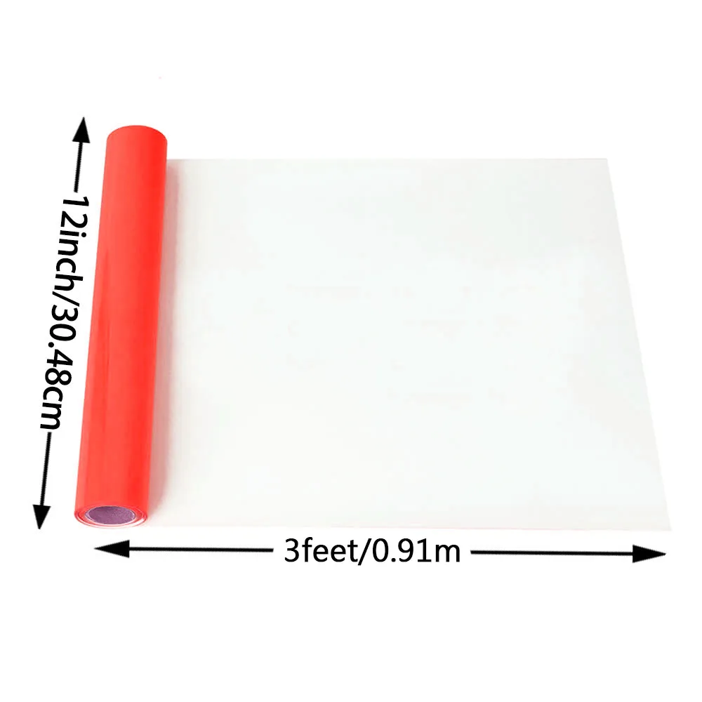 Vibrant Fluorescent Iron-On Vinyl - Easy Cut & Weed, Permanent