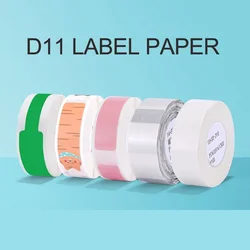 FOR Niimbot D11 Printing Label Supermarket Waterproof Anti-Oil Tear-Resistant Price Label Pure Color Scratch-Resistant Label