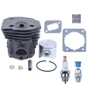 44mm Cylinder Piston Kit for Husqvarna 350 351 Air Fuel Filter Line Decompression Valve Chainsaw Replace Spare Part 4