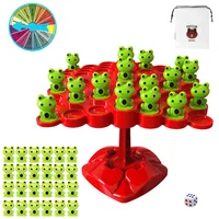 Montessori Math Toy Balancing Board Puzzle For Kids Frog Balance Tree Educational Parent-child Interaction Tabletop Game Toys 2