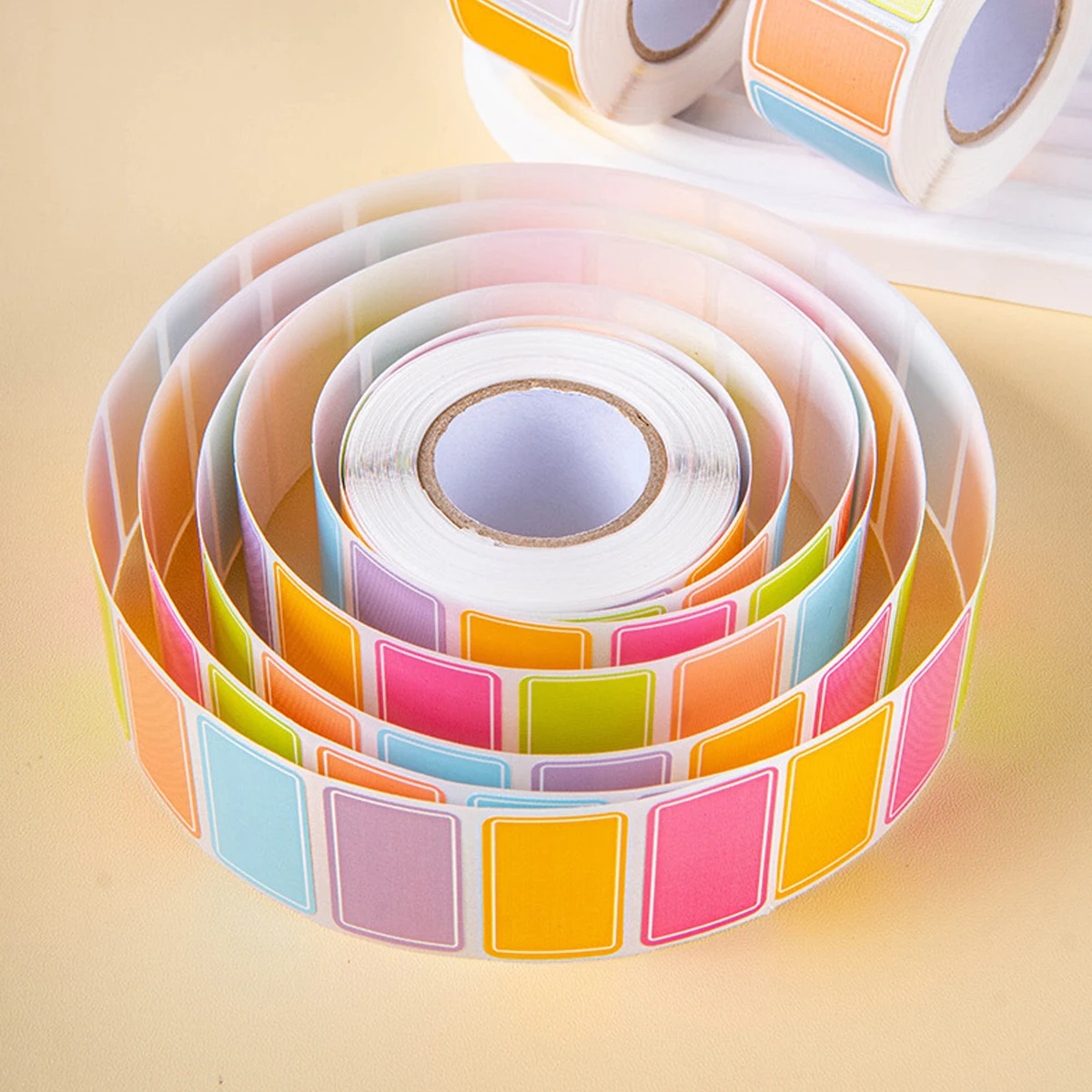 500 Sheets Multicolor Label Stickers Waterproof Index Stickers Handwriting Self-Adhesive Classification Labels Office Supplies - 3