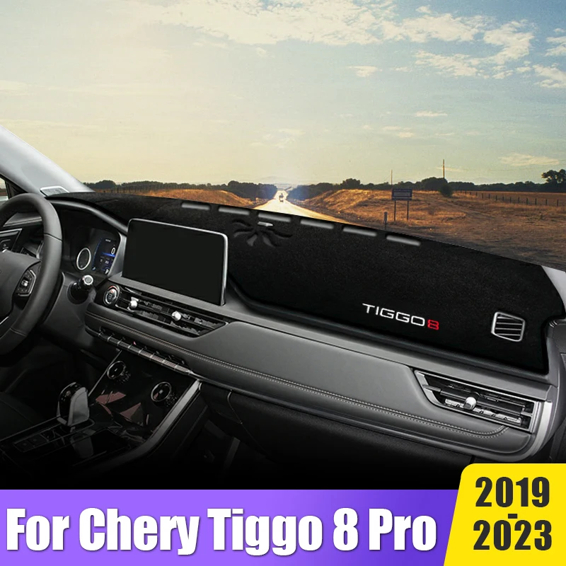 

Dashboard Cover Mat For Chery Tiggo 8 Pro 2019 2020 2021 2022 2023 Dash Board Sun Shade Mat Anti-UV Protector Car Accessories