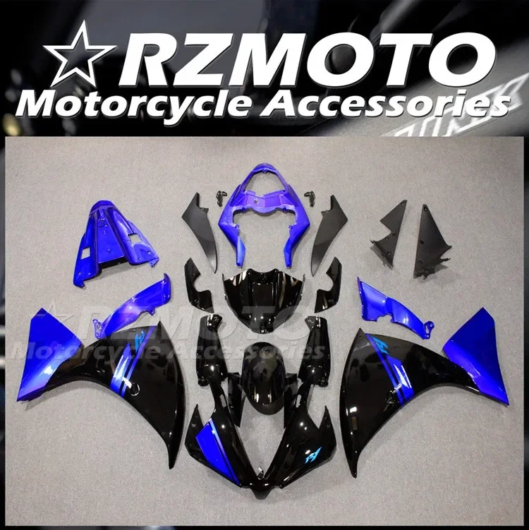 

4Gifts New ABS Motorcycle Bike Whole Fairings Kit Fit for YAMAHA YZF - R1 2012 2013 2014 12 13 14 Bodywork Set Black Blue