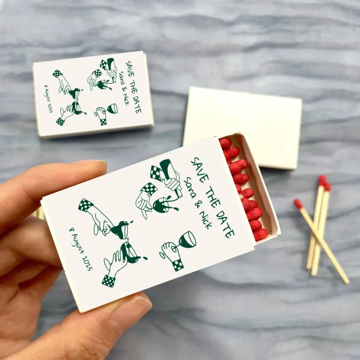 Customizable Matchbox Custom Matchboxes: The Perfect Keepsake for Your Special Day