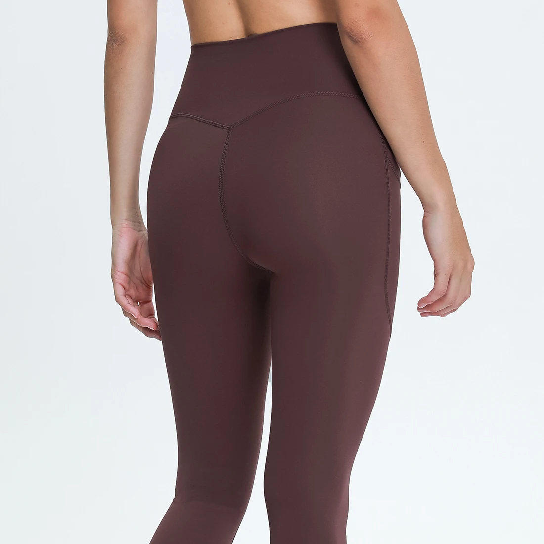 Nepoagym LOVELIFE Women Yoga Leggings Full Length with Side Pockets High Waisted Buttery Soft Yoga Pant 28 Inch Inseam 4