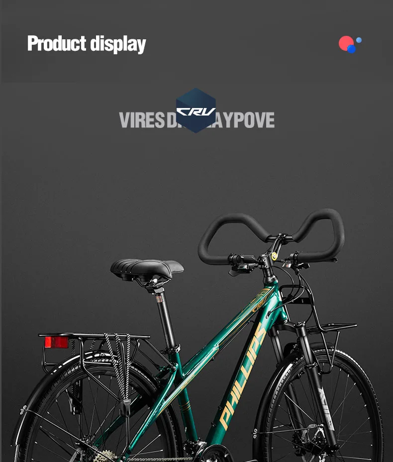 Touring Bike Travel Bicycle 24/27/30/33 Speed Aluminium alloy Longrider Road Bike 27.5” Treking Bicycles With Butterfly Handle