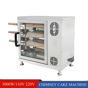 Commercial 110V 220V Electric Chimney Cake Oven Kurtos Kalacs Maker Machine