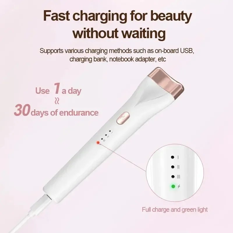 Electric Eyelash Curler 3 Modes Heated Curls Comb Makeup Tool