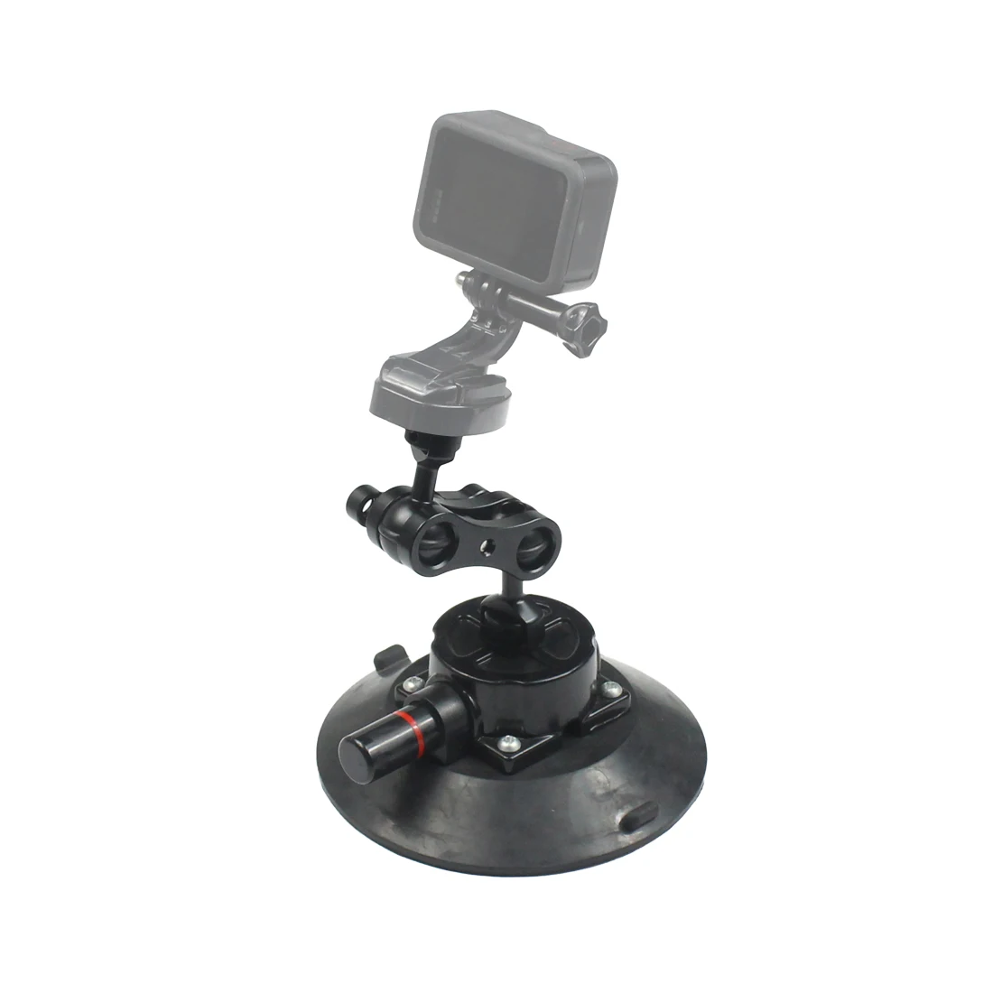 6 Zoll 4,5 Zoll 3 Zoll Handpumpe Vakuum Saugnapf 1/4 Zoll Kamera Stabilisator Halter für RAM GoPro Insta360 One Auto Lampe Ständer Auto Sucker – Detail 22