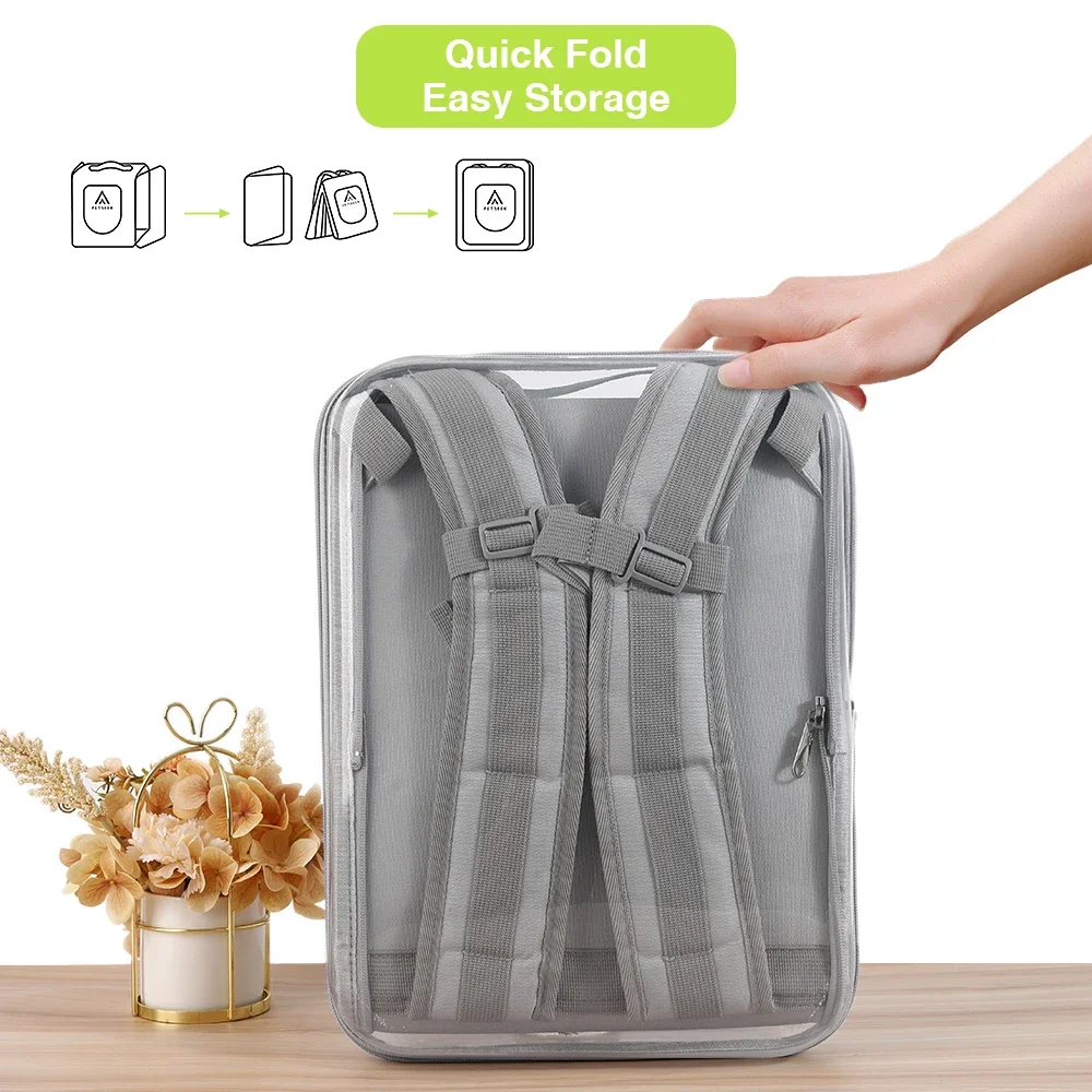Cat Carrier Double Sided Transparent Ventilated Design Large Space Pet Carrier Backpack for Carrying Cats pet carrier bag,pet carrier backpack,pet bag