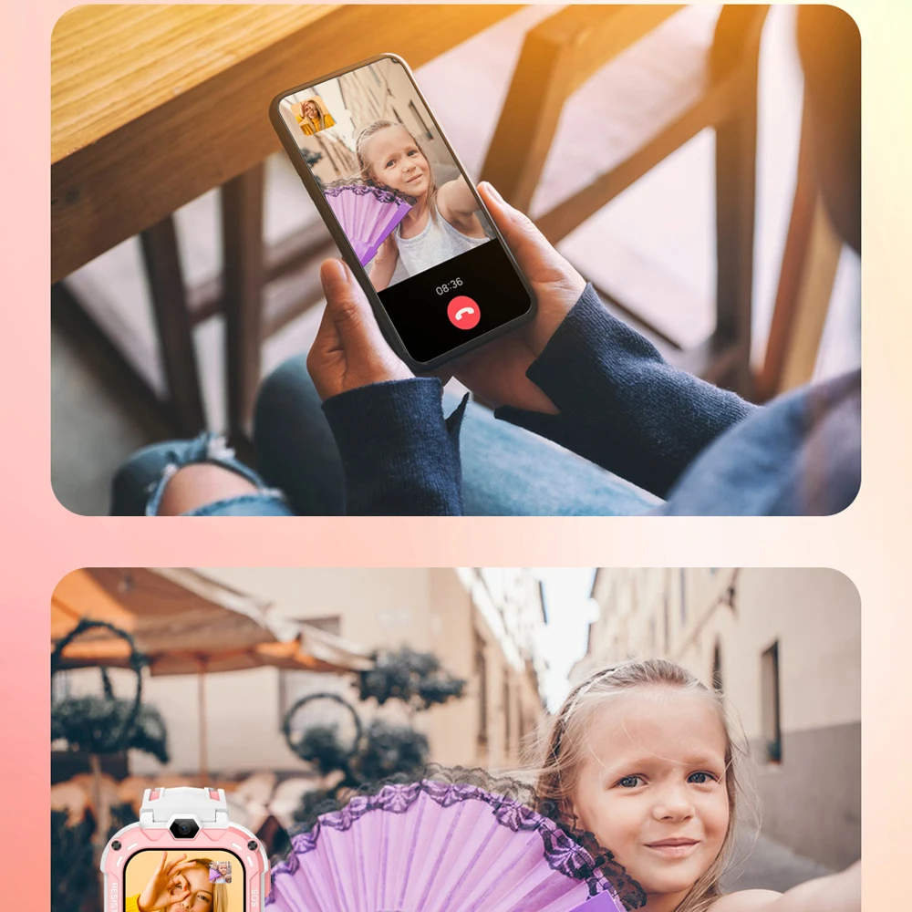 VALDUS 2025 New VK39 4G Children Smartwatch GPS SOS Video Call WIFI SIM Card 0.08Mpix Camera Large Screen 4G Watch For Kids Gift 2