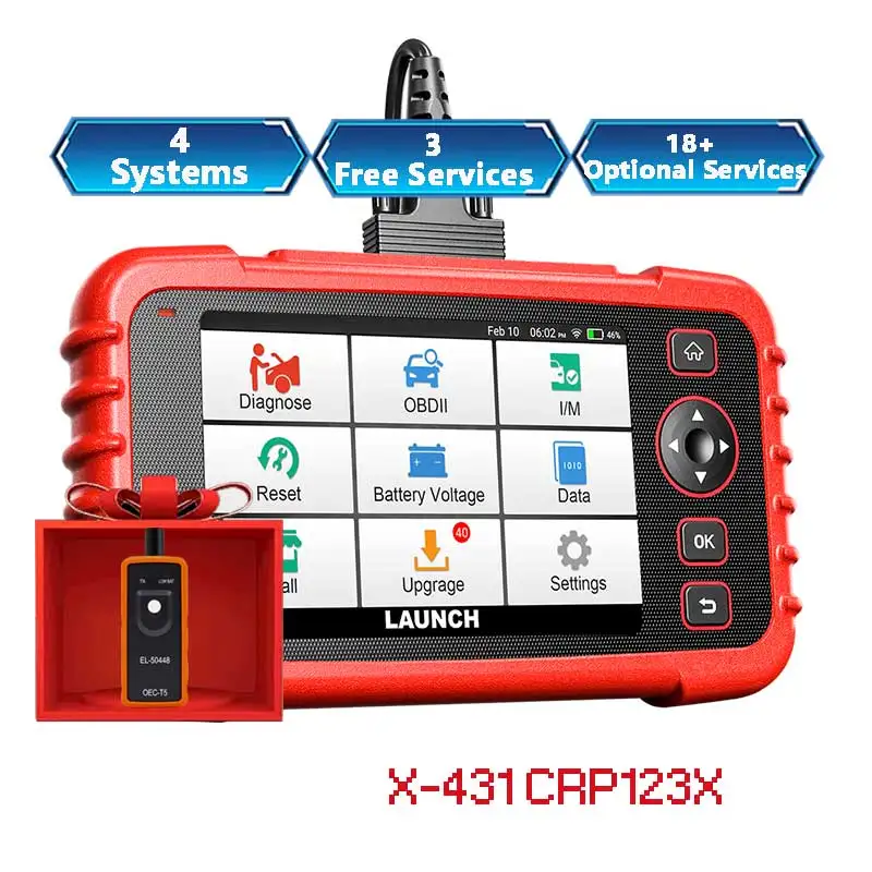 LAUNCH 123X V2.0 OBD2診断機 CRP123x v2.0車の診断ツール,OBD2コードリーダー,完全な自動車