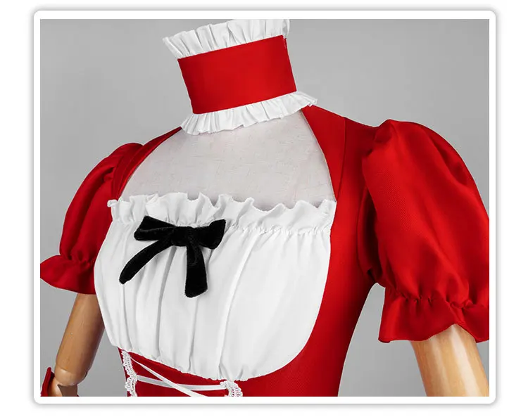Classic Maid Costume with Wig for Women