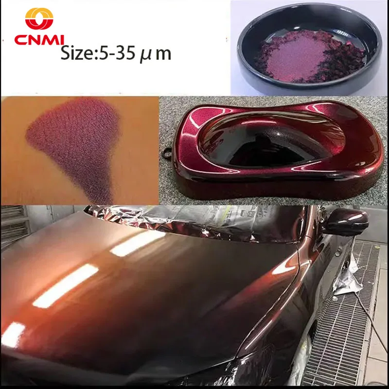 10/30g 하이퍼시프트 카멜레온 자동차 페인트 안료 파우더 블랙-레드 울트라 시프트 안료 파우더 DIY 공예 페인팅 염료