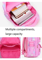 Girl Backpack Kid School Bag Back Pack For Teen Girl Children Pink Schoolbag Kawaii Cute Waterproof Primary High Bagpack Class 6