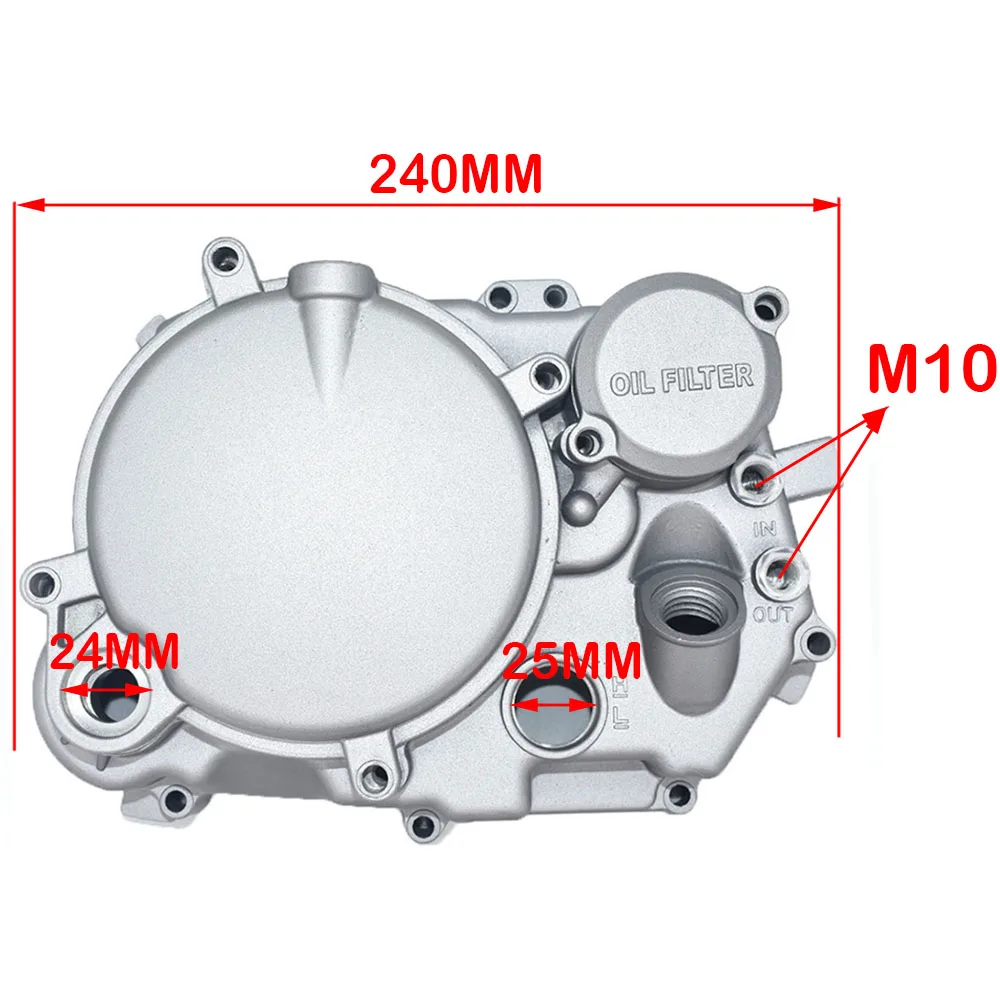 YinXiang YX160 Engine Right Side Cover Clutch shell cap dirt