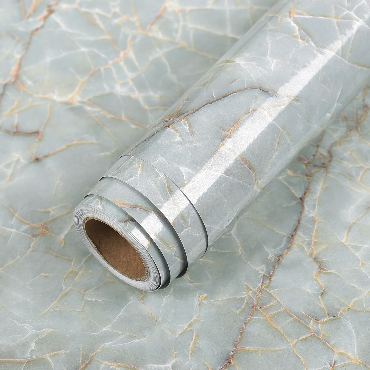 Pearl White Waterproof DIY Decorative Self-Adhesive Wallpaper and Furniture Renovation Sticker