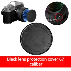 Durable Aluminum Alloy Metal Lens Cover - Universal Protective Front Cover (67MM)