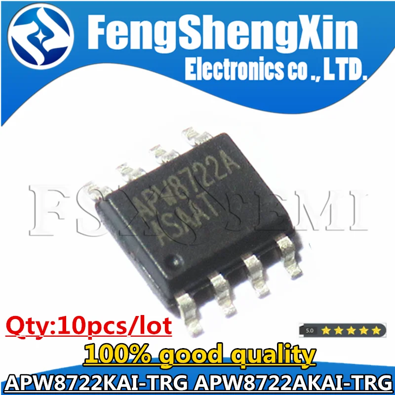 

10pcs APW8722KAI-TRG APW8722AKAI-TRG APW8722 APW8722A SOP-8 Power Management IC