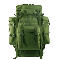 80L Camping Hiking Military Tactical Backpack, Adjustable Waterproof Large Capacity Travel Daypacks Outdoor MOLLE Rucksack bag