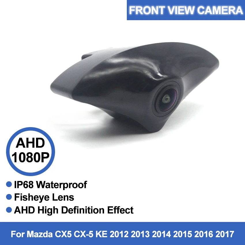 

1080P Car Front View Camera For Mazda CX5 CX-5 KE 2012 2013 2014 2015 2016 2017 Fisheye Lens Night Vision Forward Logo Camera