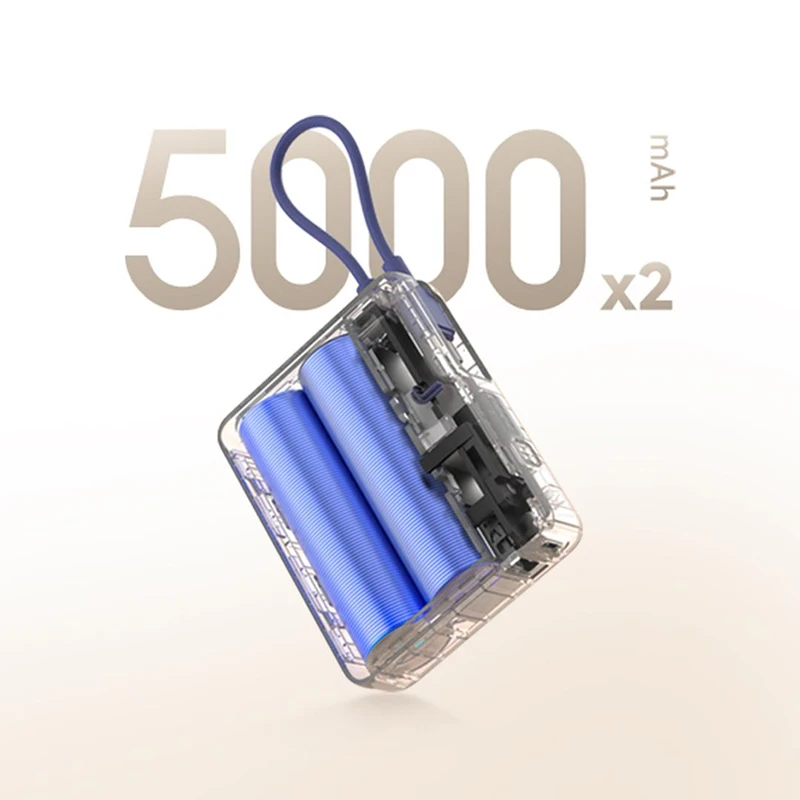 Xiaomi Power Bank 10000mAh 33W PB1033MI USB-C Two Way Fast Charging Portable Powerbank Built-in Cable Support PD3.0 PPS Apple2.4 3