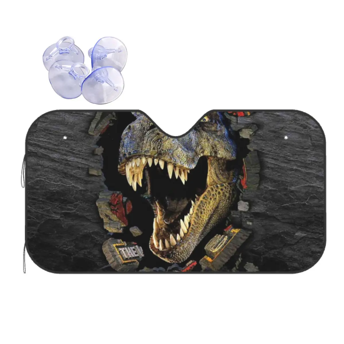 

Giant Dinsaur Jurassic Park Universal Windshield Sunshade 76x140cm Foils Sun Visor Car-covers