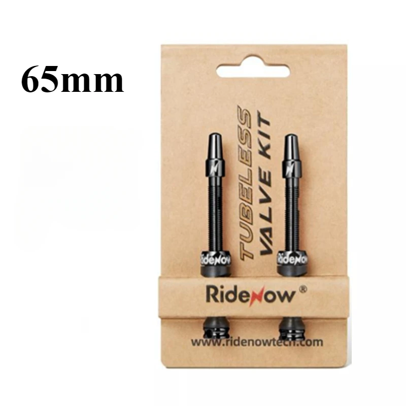 Ridenow Tubeless Anodized Aluminum Bicycle Presta Valve with Removable Core