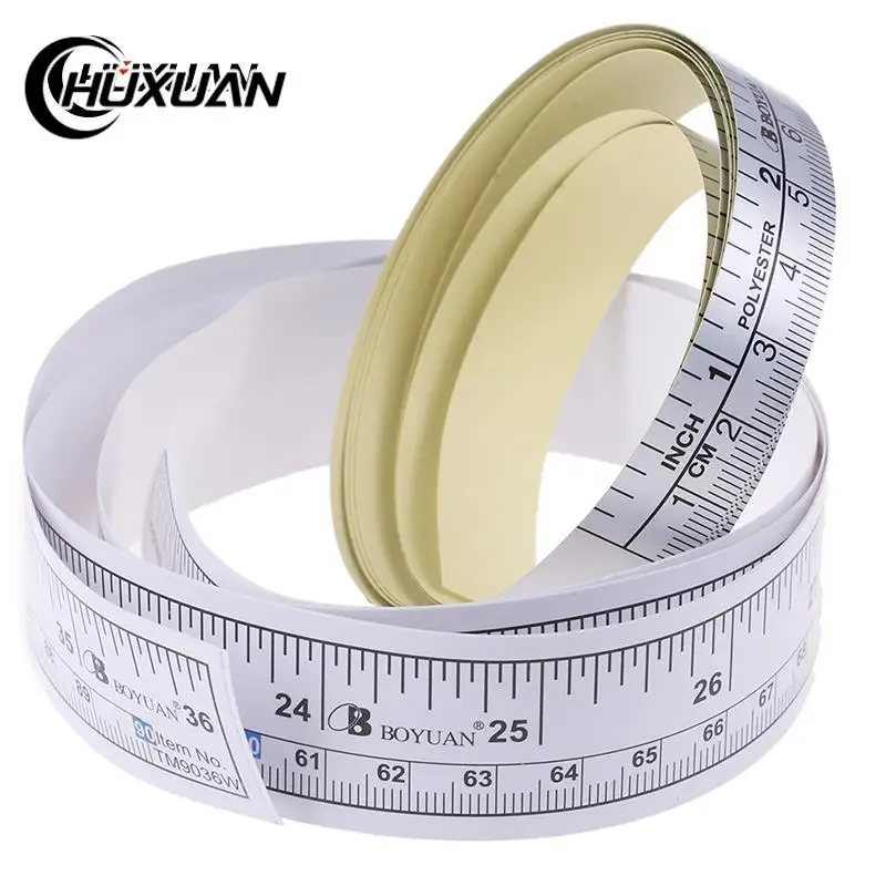 90/151cm Self Adhesive Metric Measure Tape Vinyl Ruler 1Pc For Sewing Machine Sticke tape measure measuring tape measuring ruler