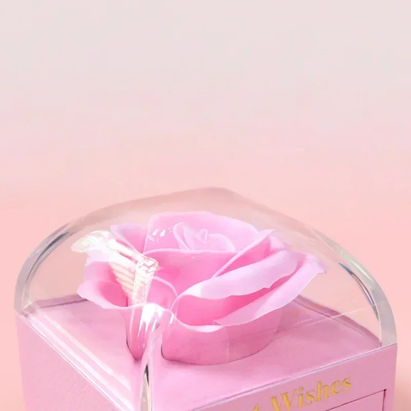 MyGiftHome Rose Jewelry Packaging Gift Box with Drawer