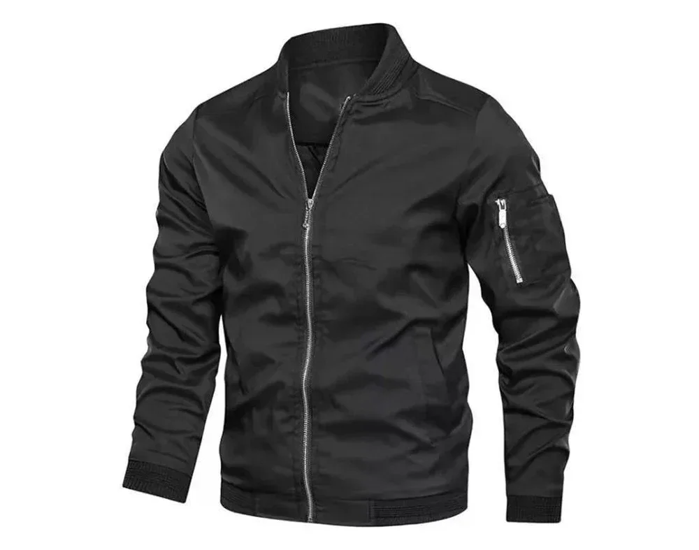 FEELMUST Bomber Jacket Detail View