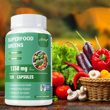 Superfood Greens - Boosts Energy, Immunity and Gut Health, Improves Digestion