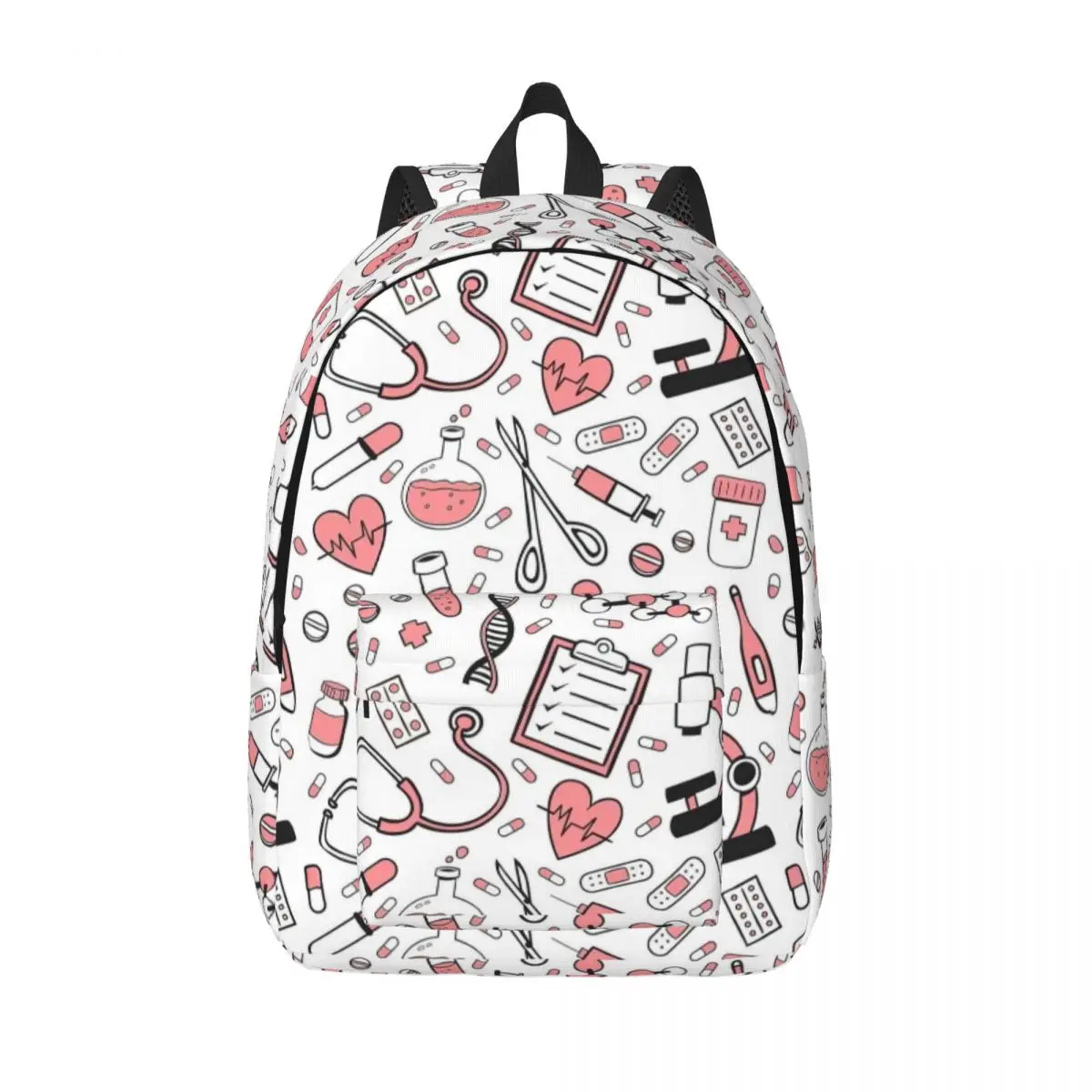 

Enfermera En Apuros Nurse Medical Doctor Backpack for Men Women Cool Student Business Daypack Laptop Computer Shoulder Bag Gift