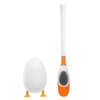 Creative Diving Cartoon Duck Silicone Toilet Brush Home Cleaning Kit With Base Bathroom Wall Mounted Toilet Brush 2