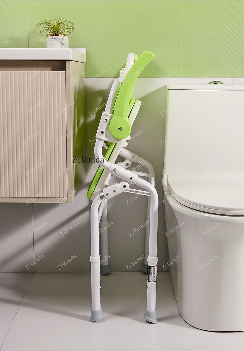 *Elderly pregnant women bathroom bath chair foldable the elderly bathroom shower seat non-slip 4