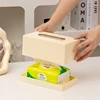 【EpeiusHome】 Paper Box Household Coffee Table Surface Tissue Box Light Luxury Nordic Simple Storage Box 4