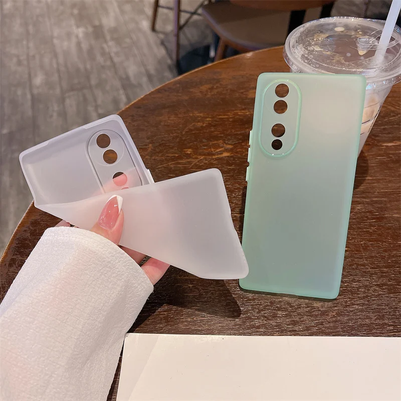 Custodia Morbida In Silicone Opaco Ultra Sottile Per Huawei Honor 90 80 70 50 Pro Cover Cover Posteriore Smerigliata Trasparente Honor 80Se 50Se Funda