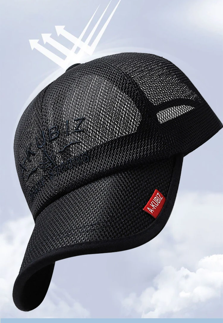 Summer Hats For Men And Women Mesh Baseball Caps Fashion Embroidered Visor Hat Outdoor Embroidered Letter Sun Protection Hat