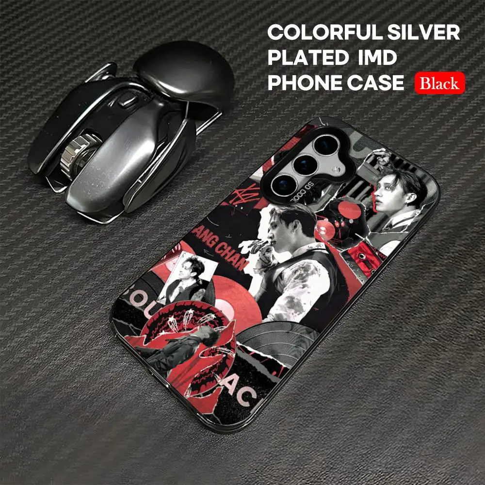 Vibrant Silver IMD Phone Case with Korean Singer Design